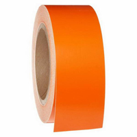 Brady 91430 Pipe Marker Tape, 90', Orange