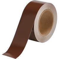 Brady 36310 Pipe Marker Tape, 90', Brown