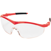 Crews ST130 Lunettes de s&eacute;curit&eacute; Storm, Lentille Transparent, Anti-&eacute;gratignures, ANSI Z87+
