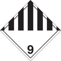 Incom Top Tape & Label TT960TB Plaque-&eacute;tiquette TMD divers dangers, Carton