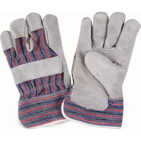 Produits de sécurité Zenith SAP228 Gants d'ajusteur rugueux, T-Grand, Paume en Cuir de vache refendu, Doublure en Coton