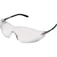 Crews S2110 Lunettes de s&eacute;curit&eacute; Blackjack, Lentille Transparent, Anti-&eacute;gratignures, ANSI Z87+/R&eacute;pond ou surpasse la norme CSA Z94.3