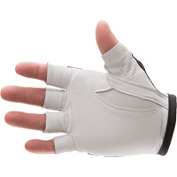 Anti-Impact Right-Hand Glove, Small, Goatskin/Split Leather Palm, Hook & Loop Cuff SN642 | TENAQUIP