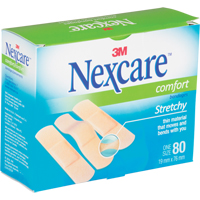 Bandages confortables Nexcare<sup>MC</sup>, Rectangulaire/carrée, 3", Tissu, Stérile  SN659 | TENAQUIP