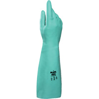 Mapa Professional 480438ZQK Gants &agrave; prise &agrave; motif en Z Ultranil 480, Taille Moyen/8, 18" lo, Nitrile, 22 mils