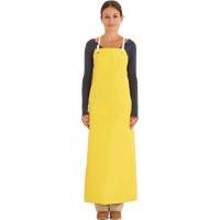 Ansell YN-45L Reinforced Heavy-Duty Apron, Neoprene, 45" L x 35" W, Yellow