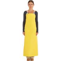 Reinforced Heavy-Duty Apron, Neoprene, 45" L x 35" W, Yellow  SN798 | TENAQUIP