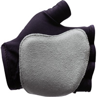 Impacto 501-10L-L Gants antichocs sans doigts, main gauche, Grand, Paume en Cuir refendu, Poignet &agrave; enfiler