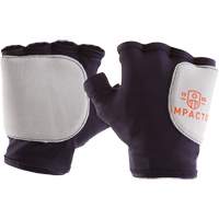 Impacto 503-10XL-R Gants de protection sans doigts paume/c&ocirc;t&eacute;, droit, T-Grand, Paume en Su&egrave;de, Poignet &agrave; enfiler