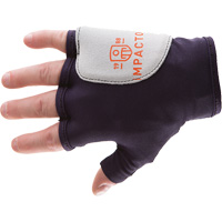 Impacto 503-10XL-R Gants de protection sans doigts paume/c&ocirc;t&eacute;, droit, T-Grand, Paume en Su&egrave;de, Poignet &agrave; enfiler