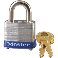 Master Lock 7KA-KEY # P188 Pin Tumbler Padlock, Keyed Alike, Laminated Steel, 1-1/8" Width