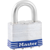 Master Lock 5KA-KEY A389 Cadenas lamin&eacute;, Argent, Cl&eacute;s identiques, Acier lamin&eacute;, Largeur de 2"