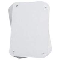 Brady 13629 Facility Sign, 4-1/4" x 6-1/4", Aluminum