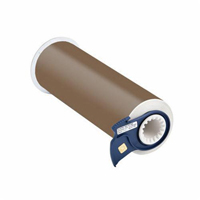 Brady 13615 Indoor-Outdoor Label Printer Tape, Vinyl, Gold, 10" Width