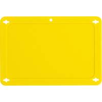 Brady 41923 Blank Valve Tag, Plastic, 4-3/4" W x 3-1/4" H
