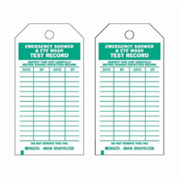 Test Record Inspection Tags, Polyester, 3" W x 5-3/4" H, English  SX325 | TENAQUIP