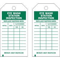 Inspection Record Tags, Polyester, 4" W x 7" H, English  SX411 | TENAQUIP