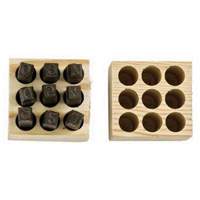 Brady 23241 Number Steel Stamp Punch Set, # 4/6/3/2/1/8/9/7/5, 1/4"