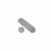 Brady 49909 Blank Round Valve Tags, Aluminum, 2" dia