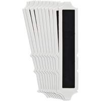 Brady 5140P-I Quick-Align&reg;Individual Gothic Number and Letter Labels, I, 4" H, Black
