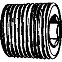 Topring 41.210 Pipe Plug (Counter Sunk Hex Head), 1/8" Dia., Brass