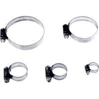 Ideal Clamp MH-4 Reusable Zinc Plated Stainless Steel Clamp, Min Dia. 1/4", Max Dia. 5/8"