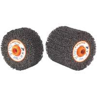 Walter Surface Technologies 07L420 FX Cleaning & Finishing Drum, 4-1/4" Dia. x 2" W, 5/8"-11 Arbor, Coarse Grit