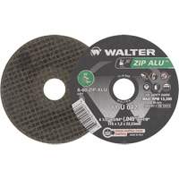 Zip Alu™ Cut-Off Wheel, 4-1/2" x 3/64", 7/8" Arbor, Type 1, Aluminum Oxide, 13300 RPM TAV136 | TENAQUIP