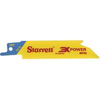 Starrett B418-5 Lames droites pour scies alternatives Fastcut, Bim&eacute;tal, 18 Dents par pouce, 4" lo x 3/4" la