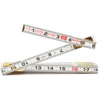 Lufkin By Crescent 646LN R&egrave;gle de maçon Red End, 6' lo, Bois, Graduations de 1/16"