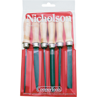 Nicholson By Crescent 22062NNN 6-Piece American Pattern File Set, 6 Pcs