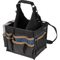 Kuny's SW-1528 Large Electrical & Maintenance Tool Carrier, Polyester, 23 Pockets, Black