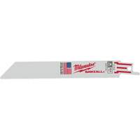 Milwaukee TBO979 Sawzall&reg; Reciprocating Saw Blades, Bi-Metal, 24 TPI, 6" L x 3/4" W