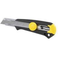 Stanley Tools 10-418 Couteau &agrave; lame cassable Dynagrip, 18 mm, Acier, Prise en Plastique