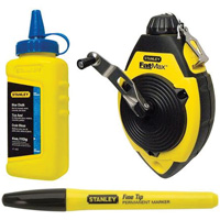 Stanley Tools 47-681L Ensemble de cordeau &agrave; craie Fatmax