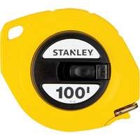 Stanley Tools 34-106 Steel Long Tape, 3/8" x 100', Imperial Graduations