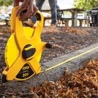Stanley Tools 34-794 Fibreglass Long Tape, 1/2" x 200'/60 m, Imperial & Metric Graduations