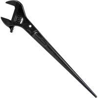 Klein Tools 3239 Adjustable Spud Wrench, 16" L, 1-5/8" Max Width, Black Oxide