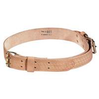 Klein Tools 5420 Ceinture pour fil d'attache robuste de monteur de charpentes m&eacute;talliques, Cuir, Havane