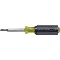 Klein Tools 32476 5-in-1 Multi-Bit Screwdriver/Nut Driver, 7-3/4" L, Cushion Grip Handle