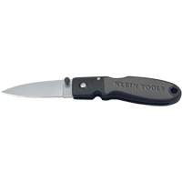 Klein Tools 44002 Lightweight Lockback Knife with Drop Point Blade, 2-3/8" Blade, Stainless Steel Blade, Nylon Resin Handle