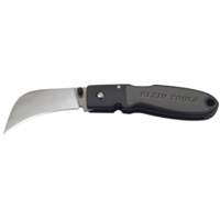 Klein Tools 44005 Lockback Knife with Hawkbill Blade, 2-5/8" Blade, Stainless Steel Blade, Nylon Resin Handle