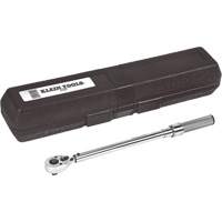 Klein Tools 57000 Torque Wrench, Click, 3/8" Square Drive, 10-100 ft-lb/13.6-135.6 Nm