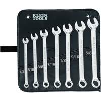 Klein Tools 68400 Combination Wrench Set, Combination, 7 Pieces, Imperial