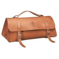 Klein Tools 5108-20 20" Deluxe Leather Bag, Leather, 1 Pockets, Brown