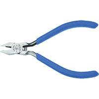 Klein Tools D230-4C Diagonal-Cutting Pliers, Midget, Nickel Ribbon Wire Cutter, 4-1/4" L