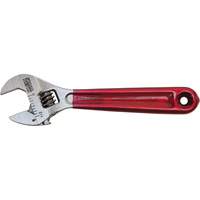 Adjustable Wrench, 4-1/2" L, 1/2" Max Width, Chrome/Polished  TBT730 | TENAQUIP