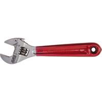 Adjustable Wrench, 4-1/2" L, 1/2" Max Width, Chrome/Polished  TBT730 | TENAQUIP