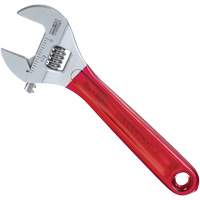 Klein Tools D507-6 Adjustable Wrench, Extra Capacity, 6" L, 15/16" Max Width, Chrome