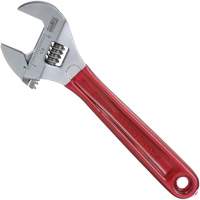 Klein Tools D507-8 Adjustable Wrench, Extra Capacity, 8" L, 1-1/8" Max Width, Chrome